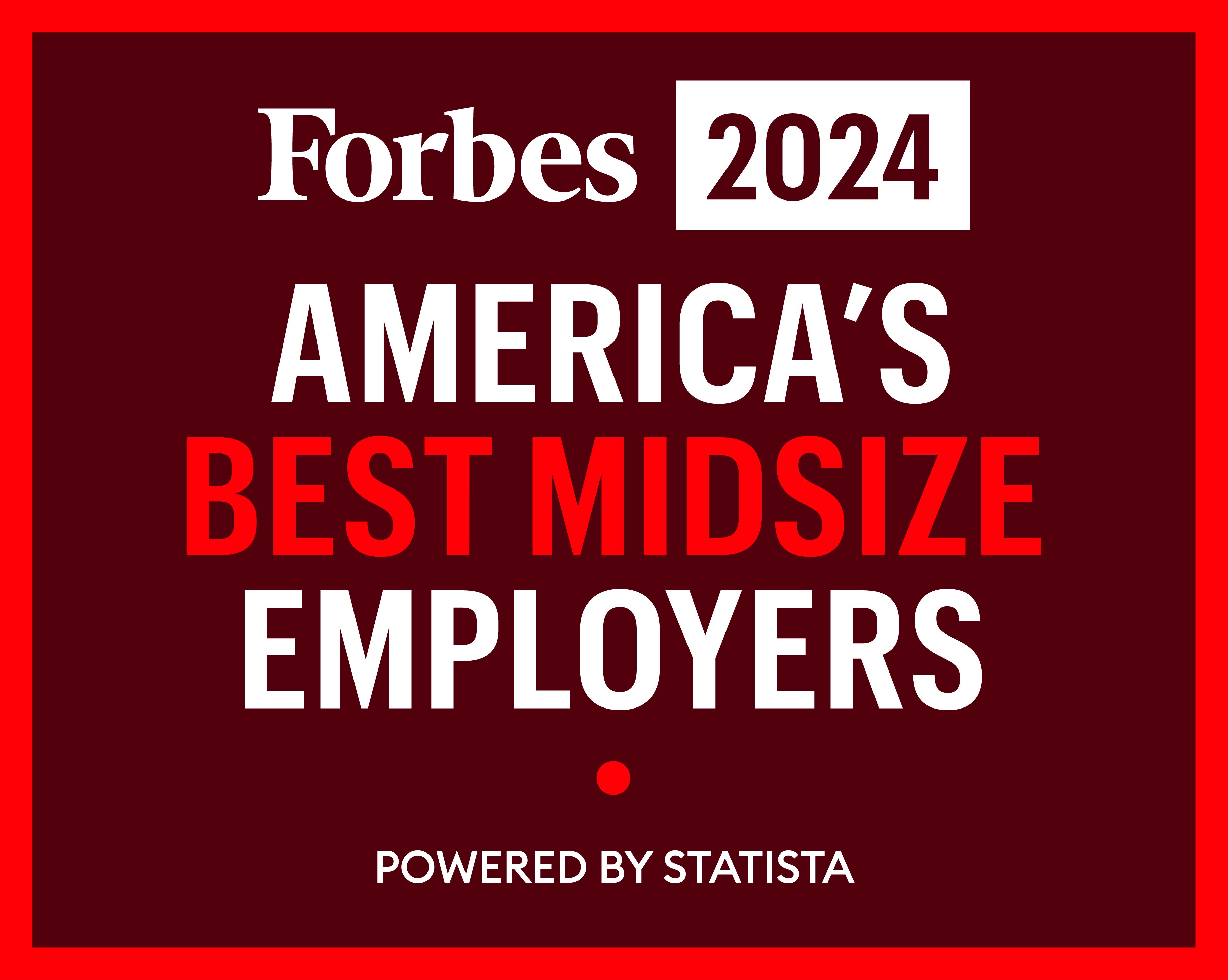 Forbes 2019, America’s best midsize employers